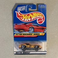 HOT WHEELS #688 CORVETTE STINGRAY 4 OF 4 TATTOO MACHINES SERIES 1998