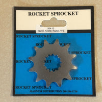 ROCKET FRONT SPROCKET 12 tooth for YZ250 KX250 Raptor and YFZ