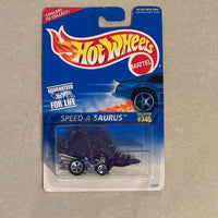 1995 Hot Wheels Model Series Speed-A-Saurus #345 Purple