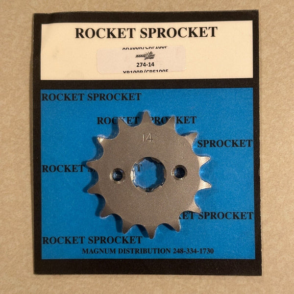 Rocket Sprocket 14 tooth for Honda XR100R/CRF100F 274-14