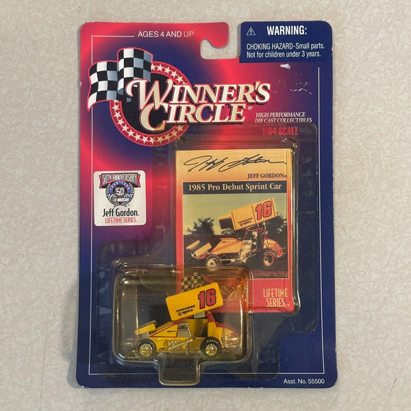 WINNERS CIRCLE JEFF GORDON 1/64 DIECAST 1985 PRO DEBUT SPRINT CAR