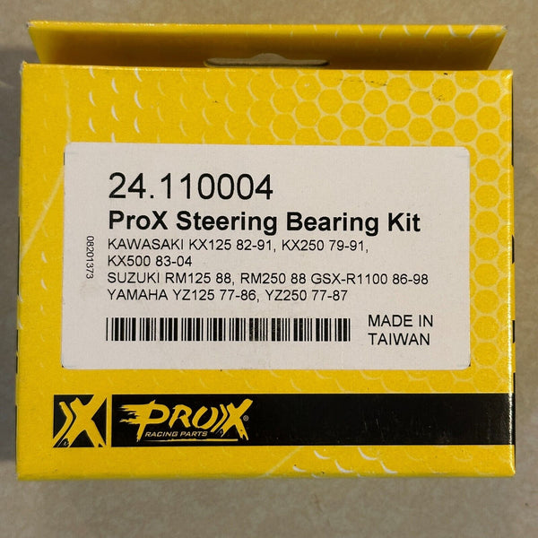 PROX 24.110004 STEERING BEARING KIT for 1986-2006 Kawasaki KDX200