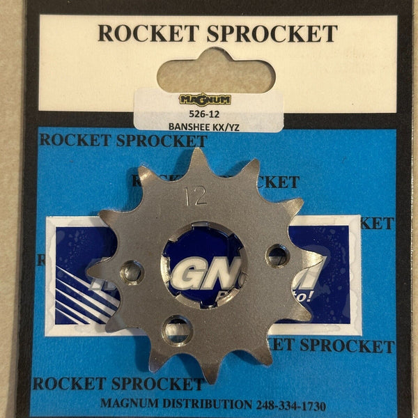 ROCKET FRONT SPROCKET 12 tooth Banshee, KX, YZ 526-12