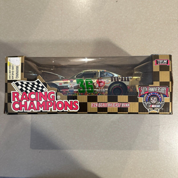 #36 Ernie Irvan M&M Racing Champions Hood Open NASCAR 50th Ltd /1998 1:24 Gold