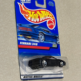 1998 Hot Wheels Ferrari 348 Black 5 Hole Wheel  #443